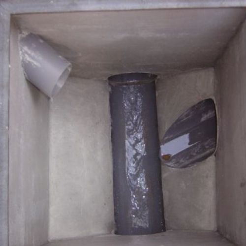 Arqueta terminada